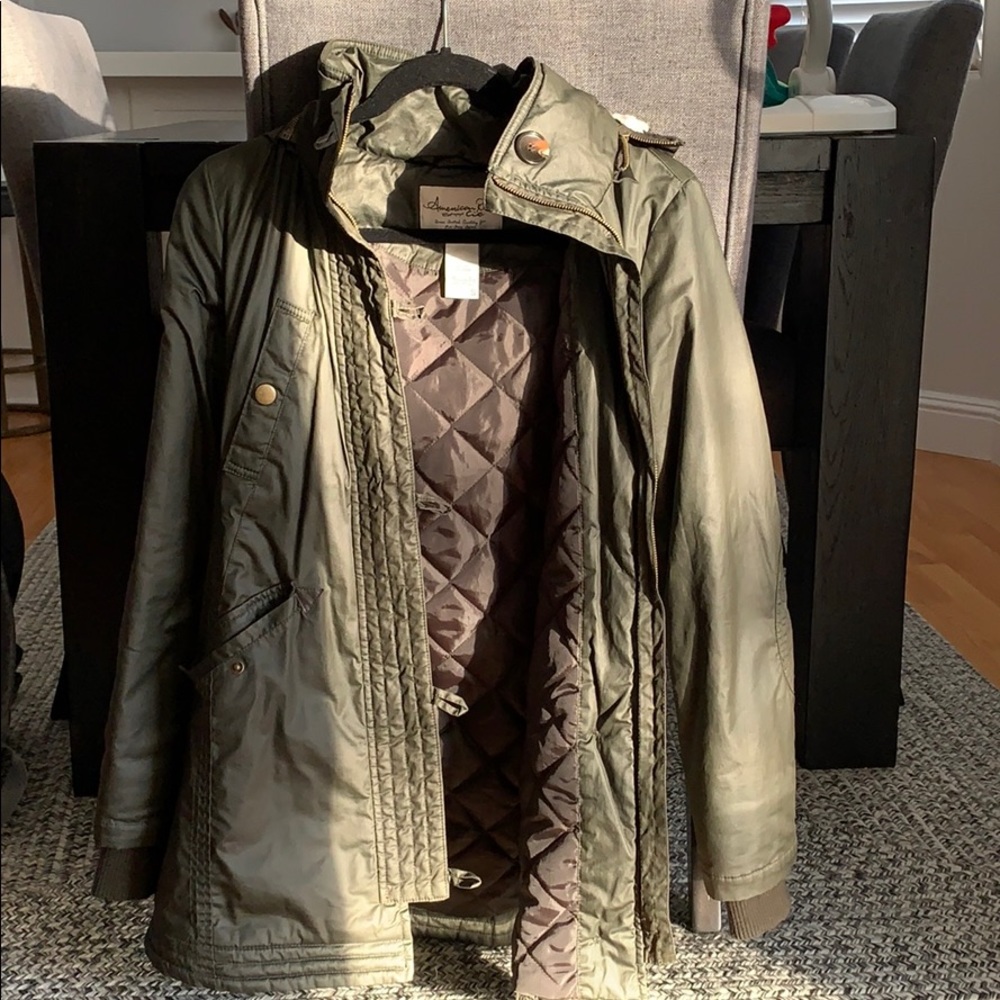 American Rag jacket coat olive green size s